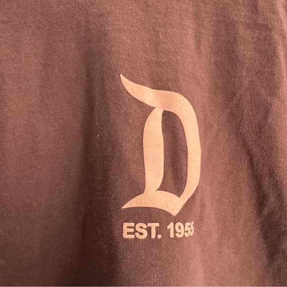 Disneyland Mickey Mouse Vintage Ice Cream Brown Spirit Jersey Size Large - Picture 3 of 7